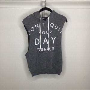 WET SEAL large side cutout day dream hoodie